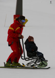 esqui para discapacitados